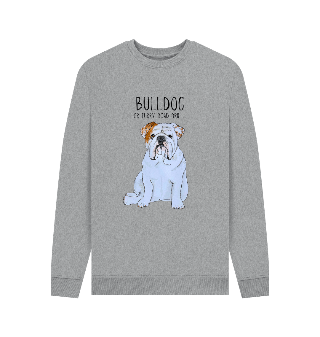 Light Heather Printed Sweater Front