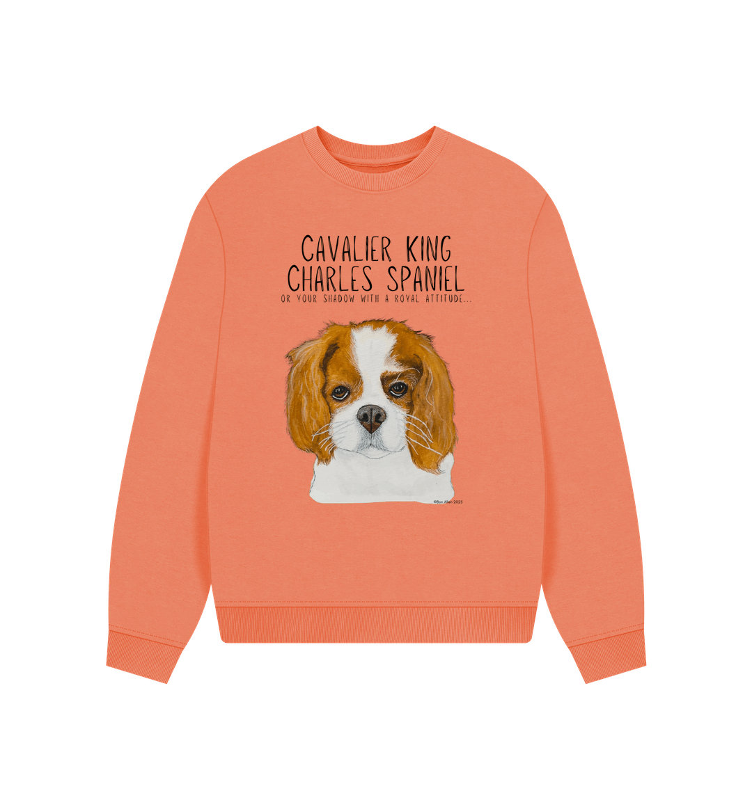 Apricot Printed Sweater
