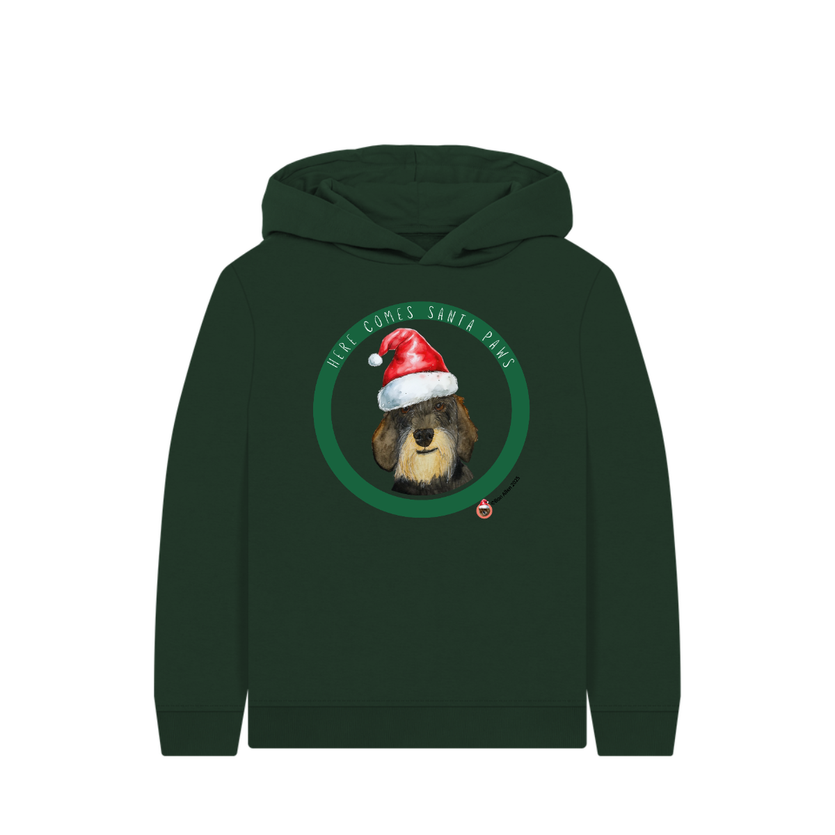 Here Comes Santa Paws Children's Hoody