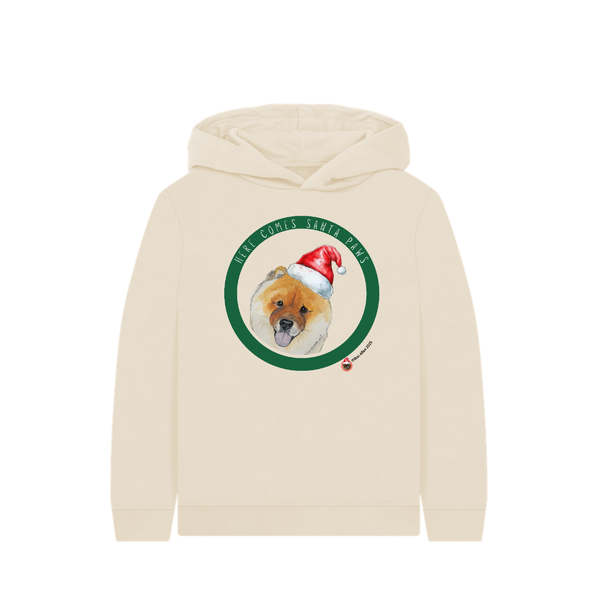 Here Comes Santa Paws Children's Hoody