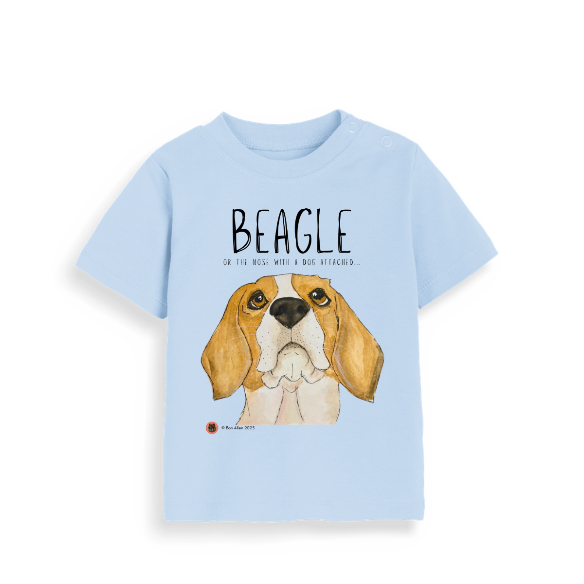 Tiny Paws: Sustainable Baby Dog Breed T-Shirt