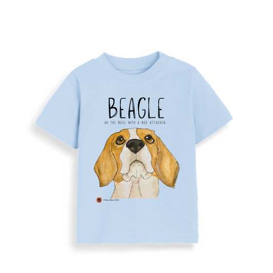 Tiny Paws: Sustainable Baby Dog Breed T-Shirt