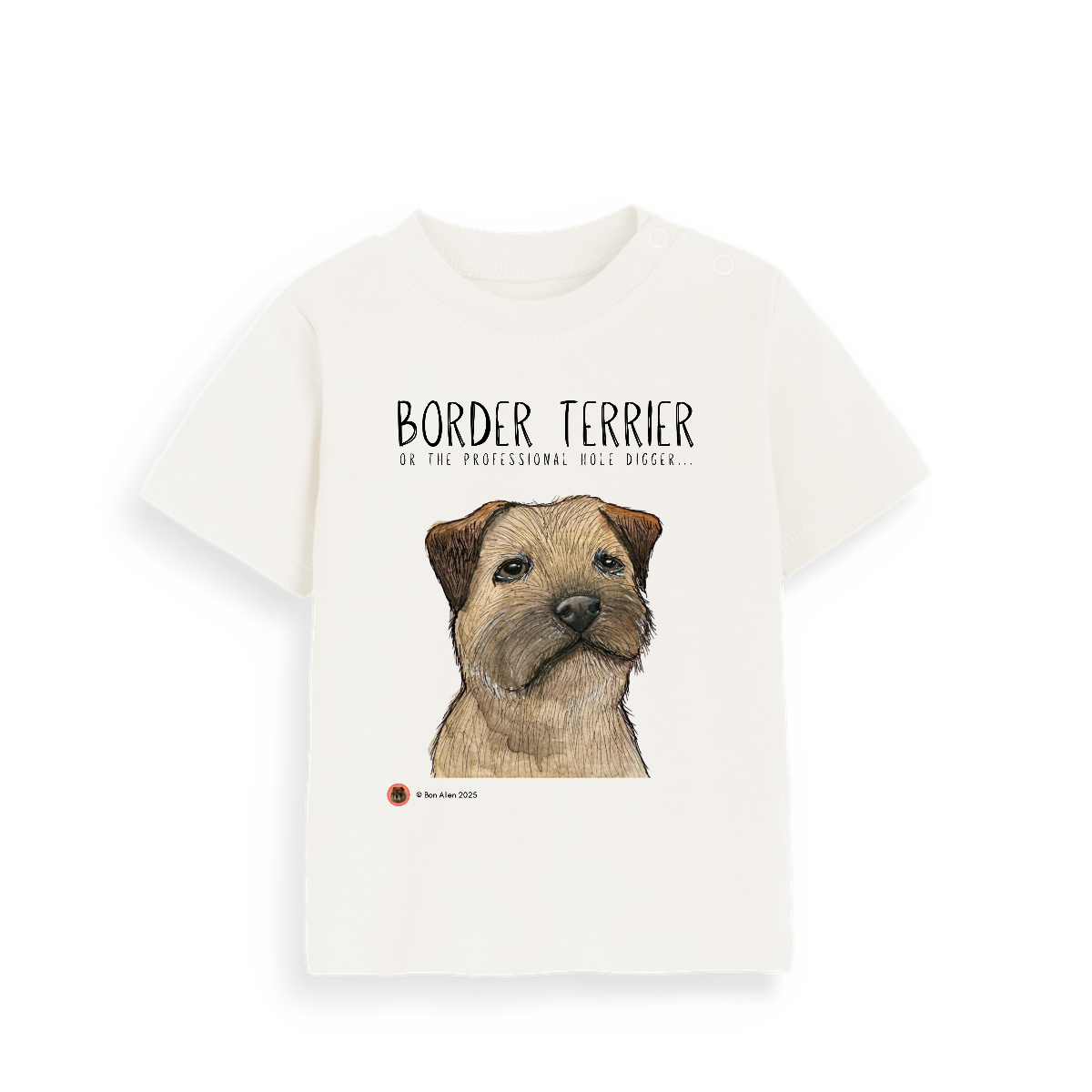 Tiny Paws: Sustainable Baby Dog Breed T-Shirt