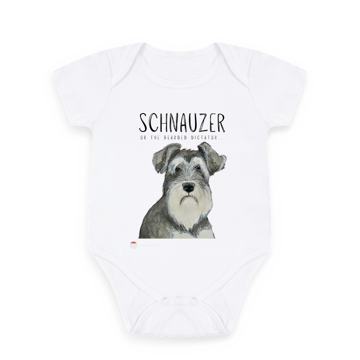 Tiny Paws Bodysuit: Sustainable Baby Dog Breed Onesie