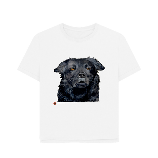 Custom Pet Portrait T Shirt – Women’s Relaxed Fit | Your Pet, Your Rules, Your Style
