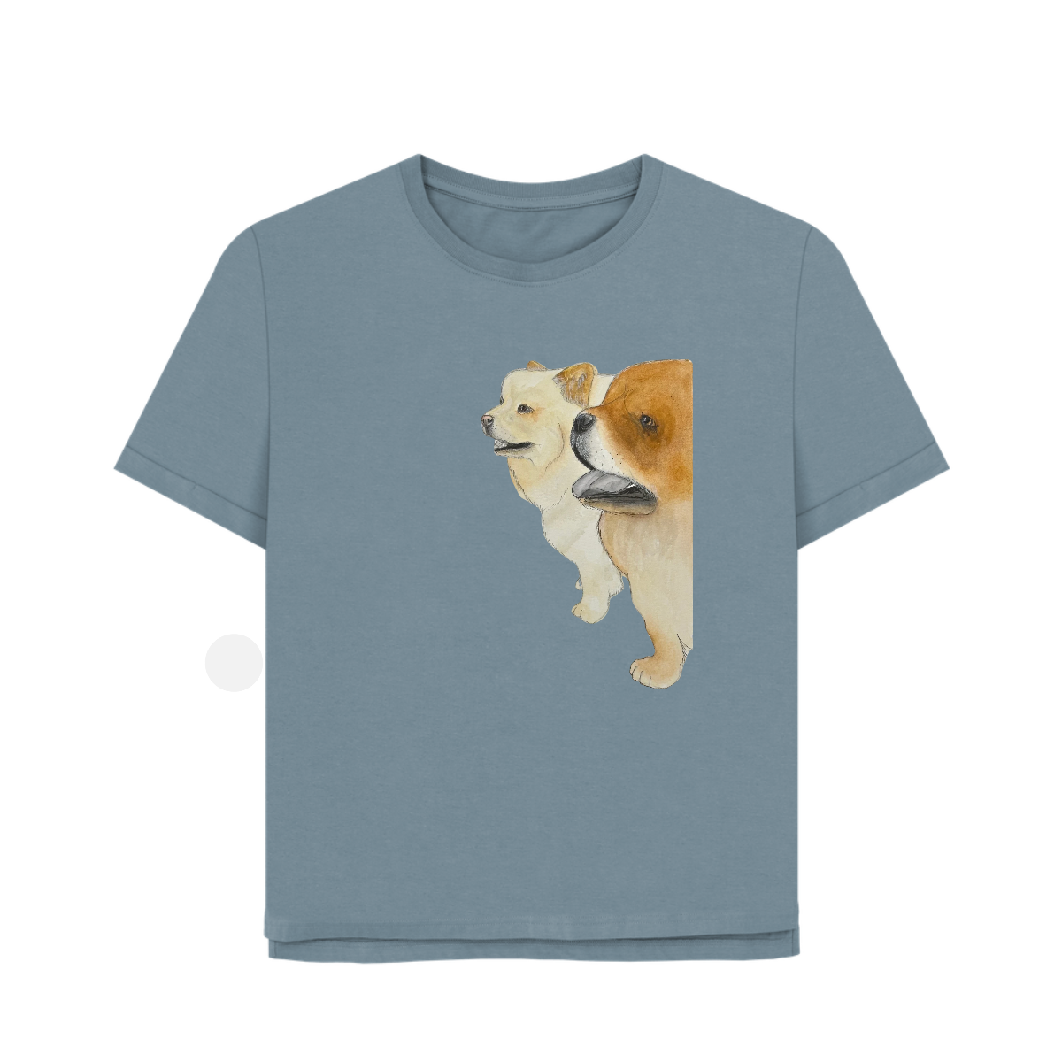 Custom Pet Portrait T Shirt – Women’s Relaxed Fit | Your Pet, Your Rules, Your Style