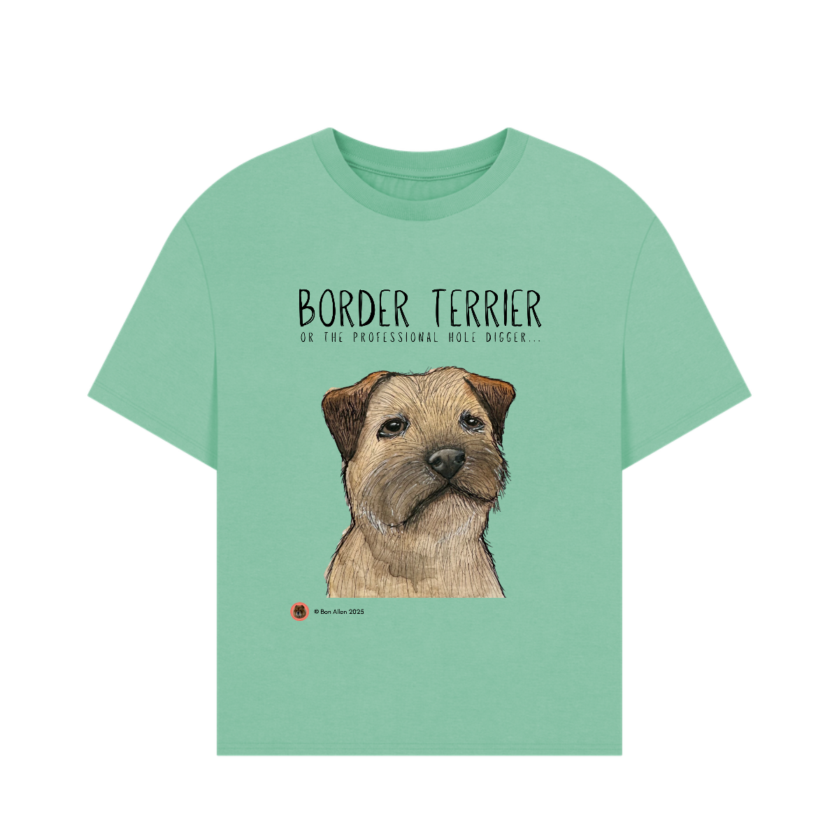 Paws & Chill: Sustainable Women’s Oversized Dog Breed T-Shirt