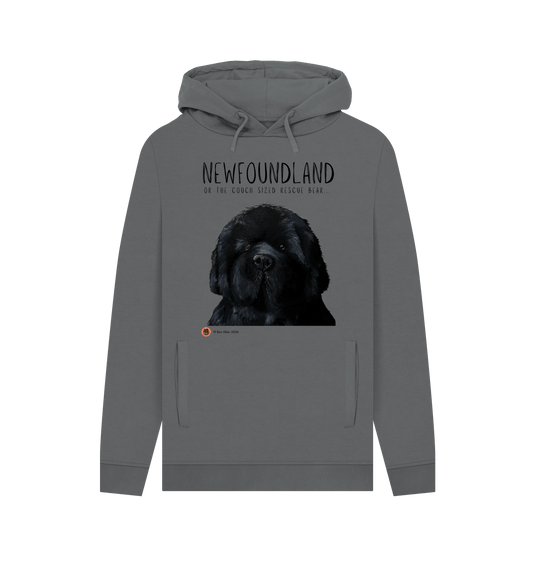 Slate Grey Printed Hoody Front