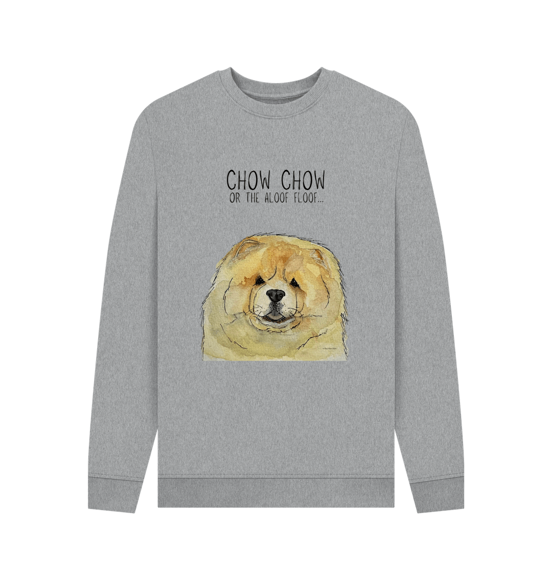 Light Heather Printed Sweater Front