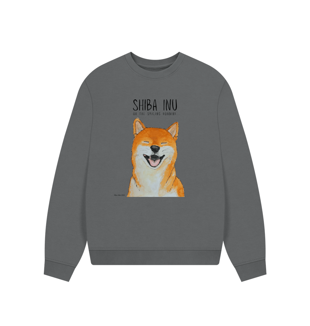 Slate Grey Printed Sweater