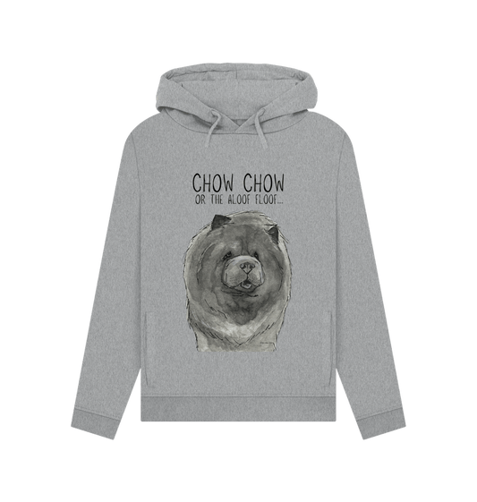 Light Heather Blue Chow Chow Women's Hoodie