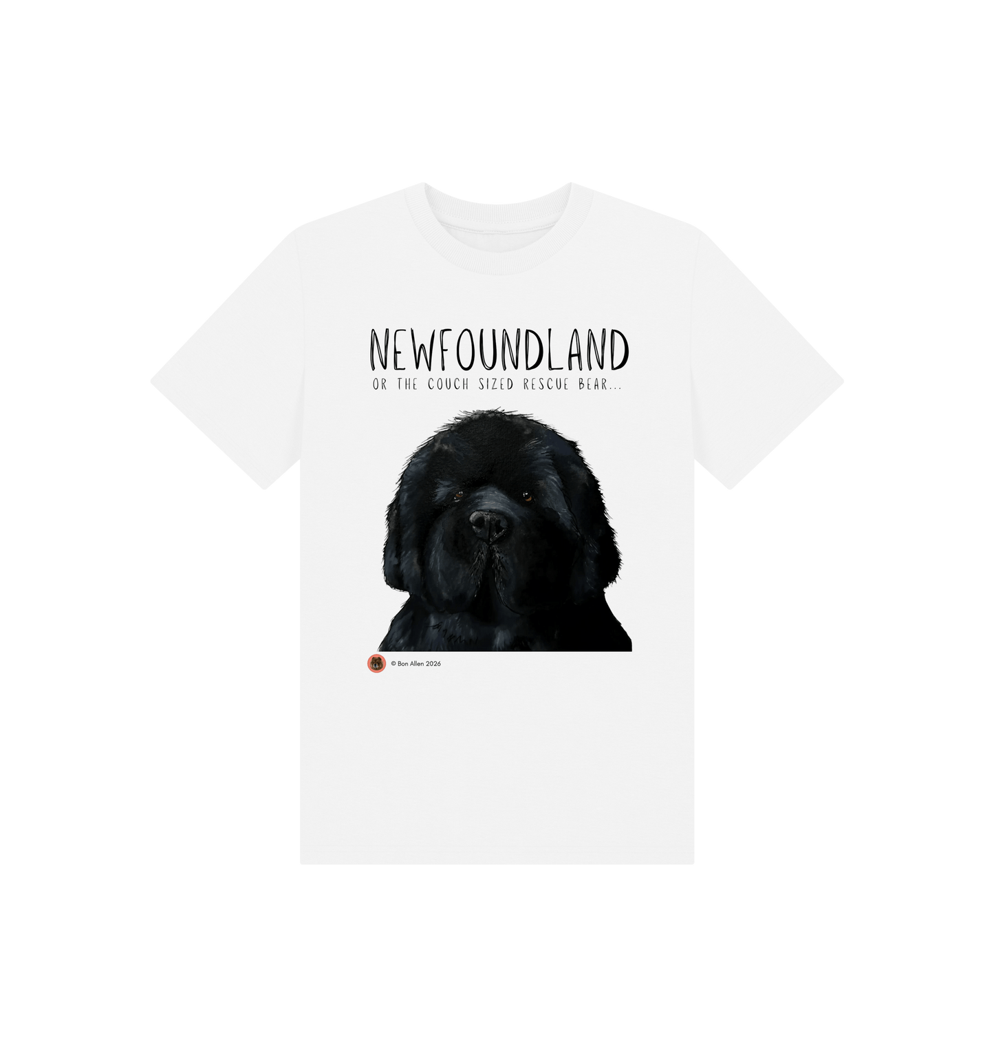 White Printed Kids T-Shirt Front