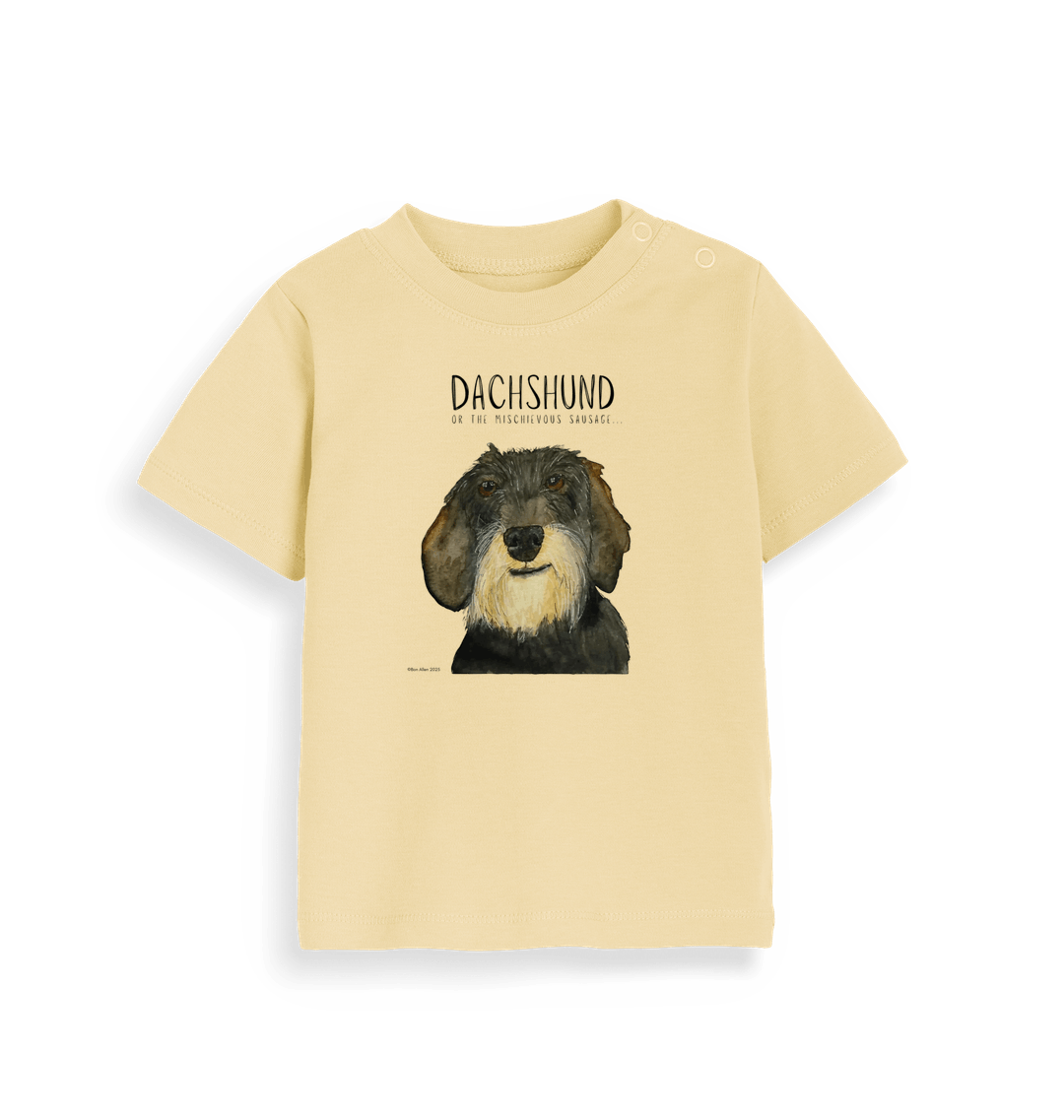 Soft Yellow Printed Kids T-Shirt
