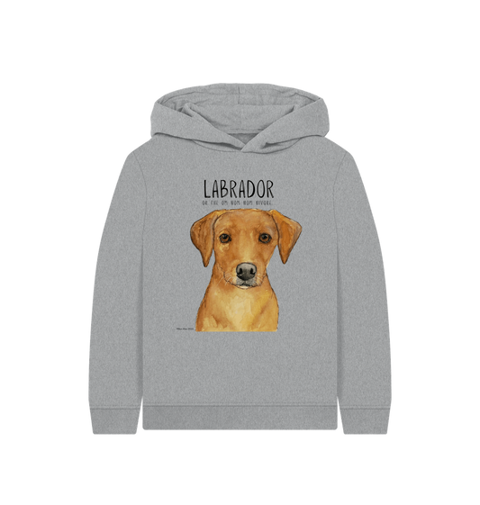 Athletic Grey Printed Kids Hoodie