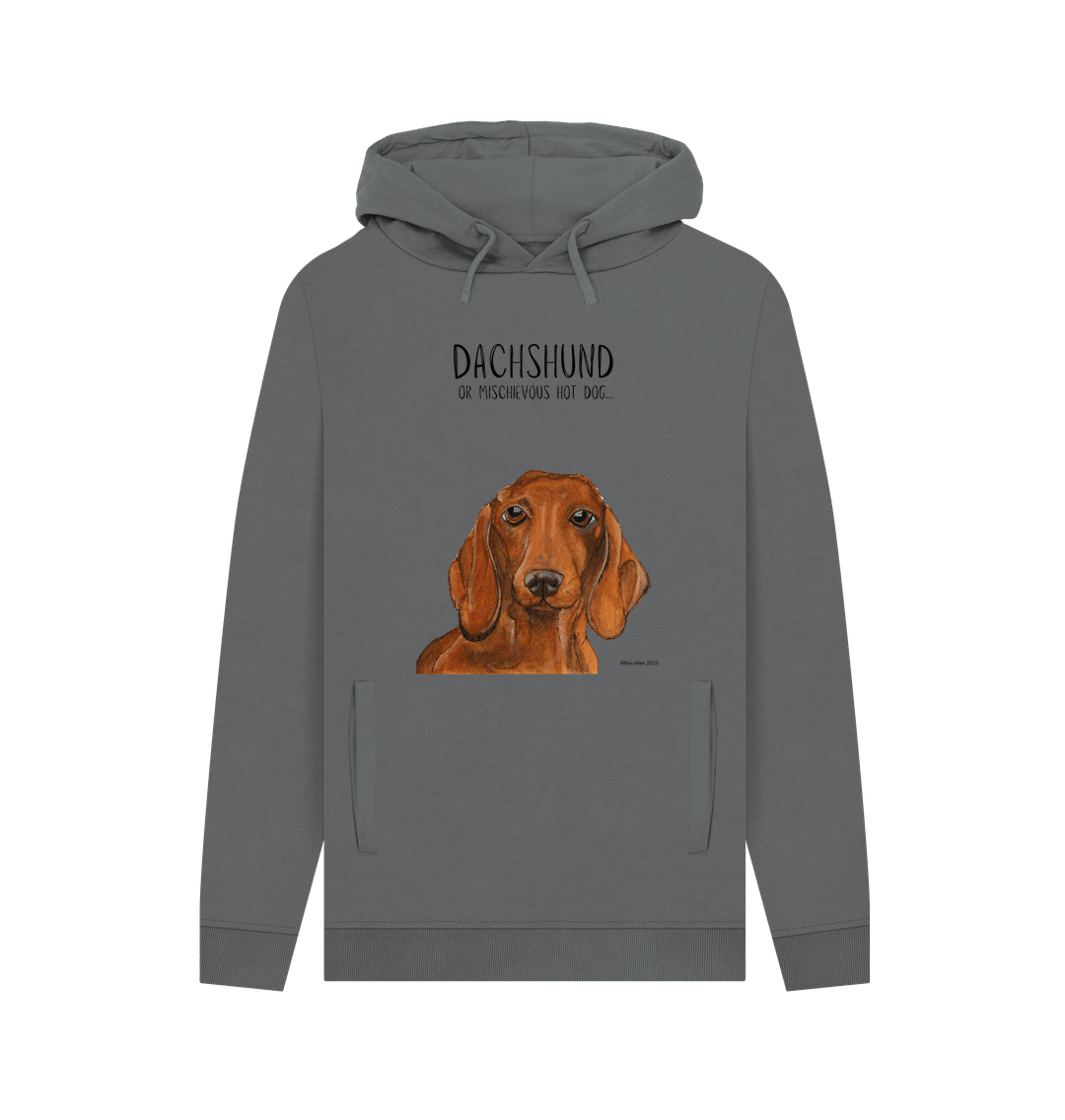Slate Grey Printed Hoody