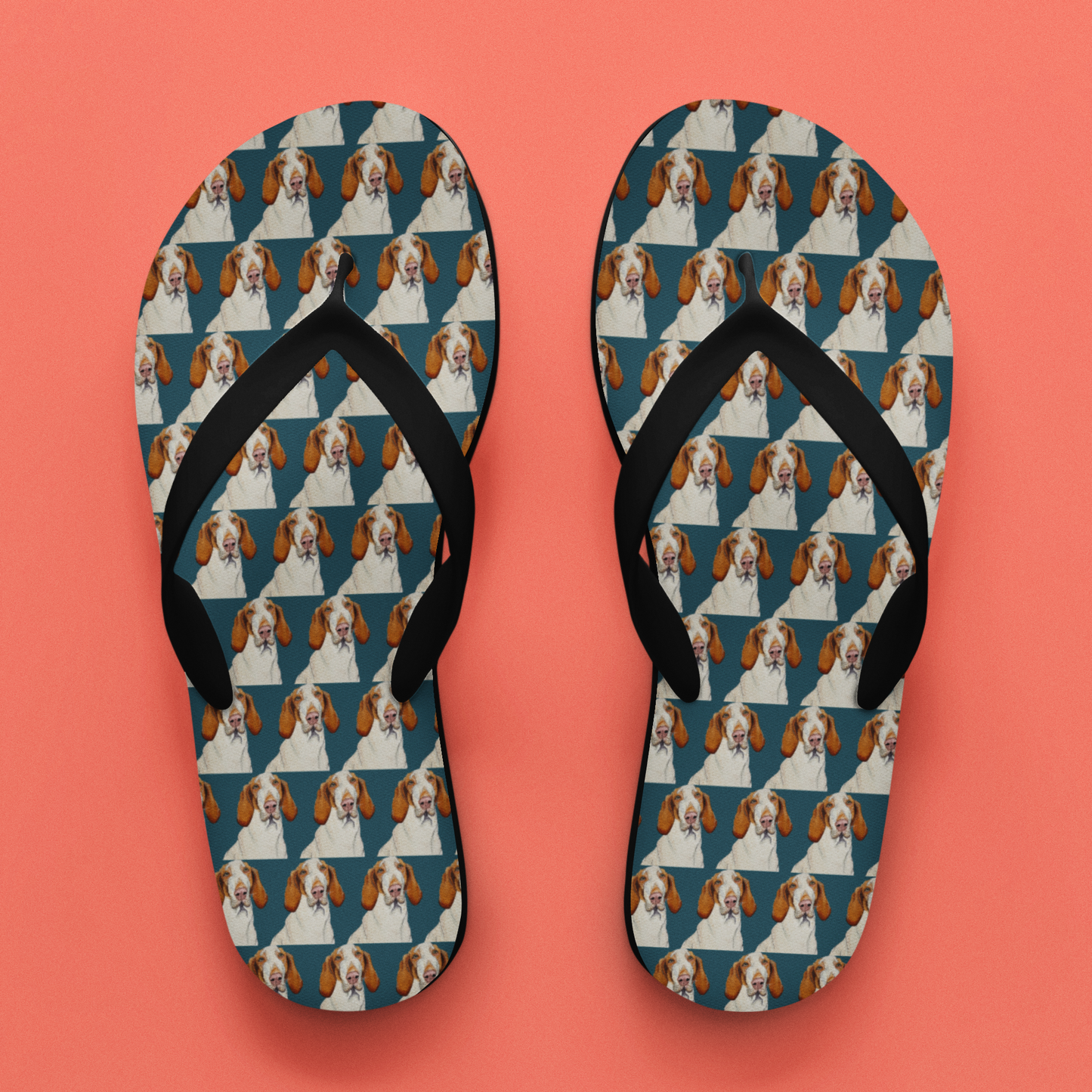 Bracco Italiano Flip Flops – Majestic Paws, Maximum Judgement
