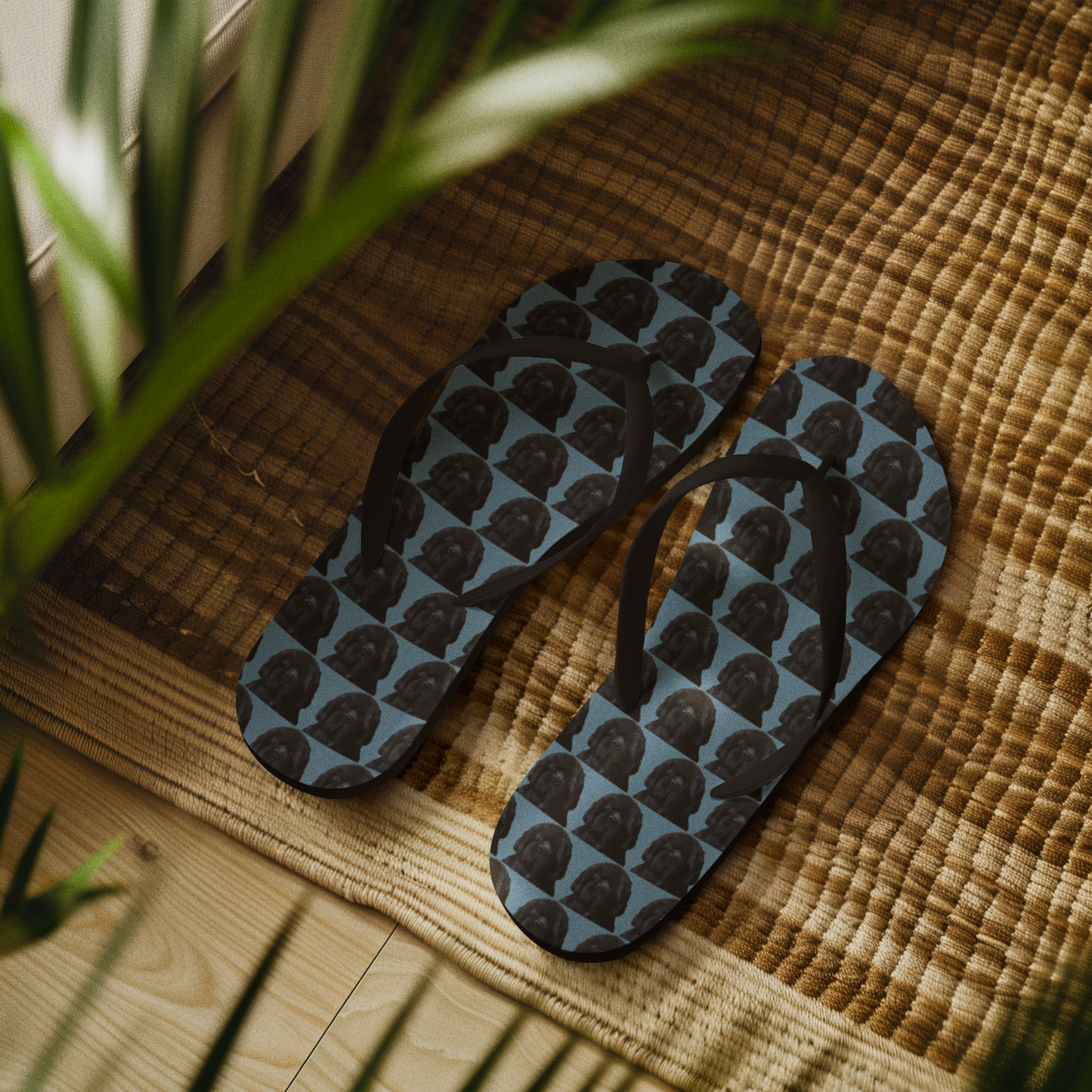 Couch-Sized Rescue Bear Flip Flops – Hilarious Newfoundland Summer Footwear